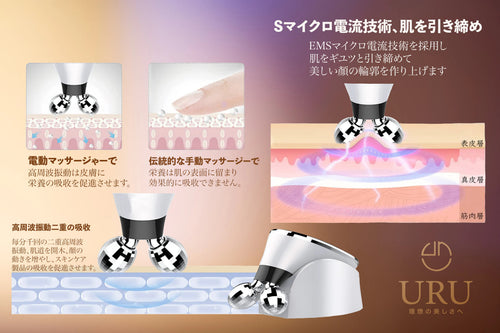 3D滾輪式瘦手臂V面按摩器